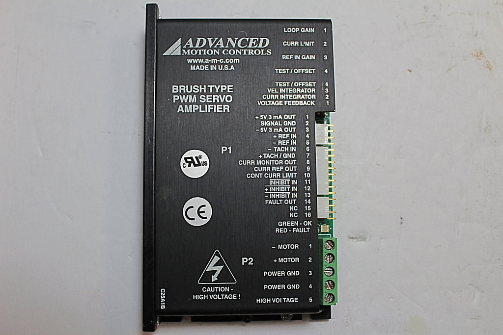 AMC 12A8 Brush Type PWM Servo Amplifier (C25A1B) / PFI Parts