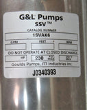 G&L Pump 1SVAK6 & Baldor Motor 3555-5