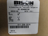 Bison 011-336-3216 DC Gear Motor 32-999-2904-069