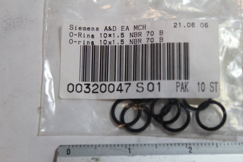 Siemens 00320047-01 O-ring 10x1.5 NBR 70 B