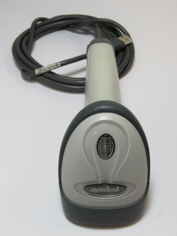 Symbol/Motorola LS2208 Handheld Scanner (White) W/Cable
