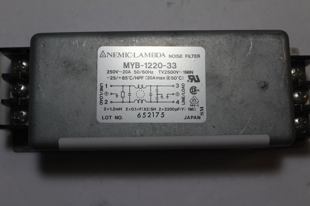 Nemic-Lambda MYB-1220-33 Noise Filter 20Amp