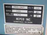 Hepco 7800-3ACT Automatic Lead Cutting Machine .300 Span