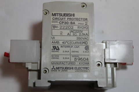 Mitsubishi CP30-BA Circuit Protector 2 Pole