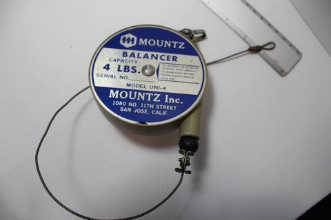 Mountz Balancer, Model UNI-4, 4 Lbs. Capacity