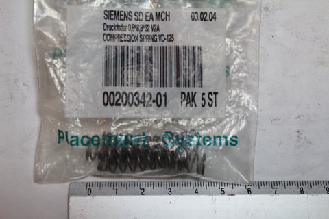 Siemens 00200342-01 Compression spring VD-125