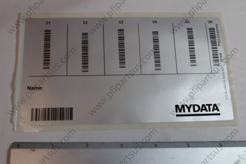 Mydata D-014-1483 Barcode Sticker - Barcode from [store] by Mydata - Barcode, Mydata, Spare Parts