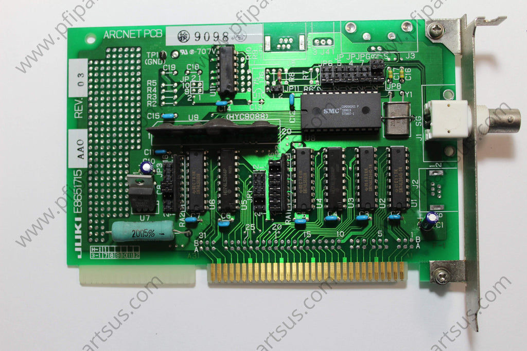 JUKI E8651715 AA0 REV. 03 PCB - Control Board from [store] by JUKI - Arcnet, E8651715AA0, Juki