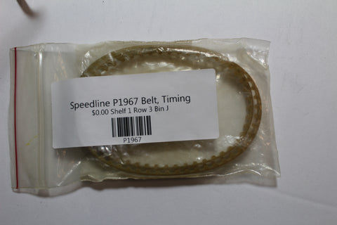 Speedline P1967 Belt, Timing