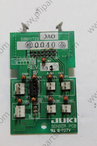 Juki E86117290A0 Sensor PCB - Sensor PCB from [store] by JUKI - E86117290A0, Juki, Sensor PCB, Spare Parts