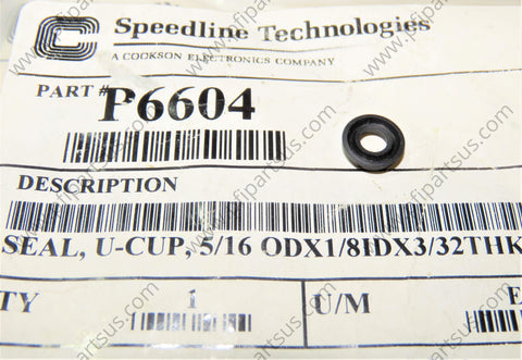P6604, U-cup Seal - U-cup Seal from [store] by Speedline Technologies - P6604, seal, Speedline Technologies, U-cup