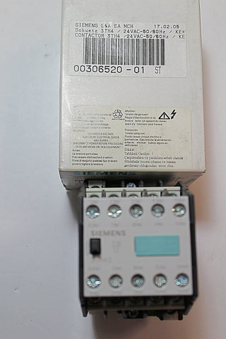 Siemens 00306520-01 Contactor 3TH43 46-0AC2