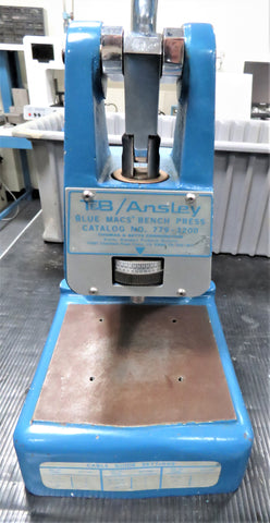 T&B / Ansley 779-3200 Blue Macs Bench Press