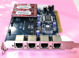 Digium E228149 TDM400P Quad PCI with 2 X100M