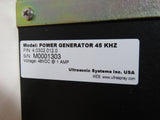 Ultrasonic Systems 4.0302.012.0 Power Generator 45KHZ