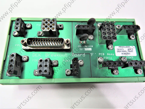DEK 181075 Breakout Board F - PCB from [store] by DEK - 181075, DEK, PCB, Spare Parts