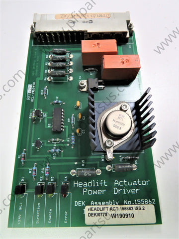 DEK - Headlift Actuator Power Drive- 155862 - Driver Board from [store] by DEK - 155862, DEK, Headlift Actuator Power Drive