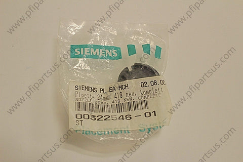 00322546-01 - Siemens  parts (407) 278-7311 / www.pfipartsus.com