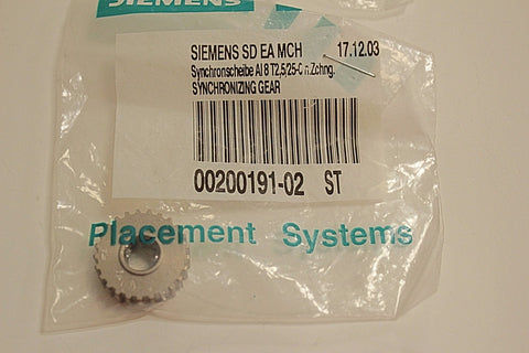 00200191-02 - Siemens  parts (407) 278-7311 / www.pfipartsus.com